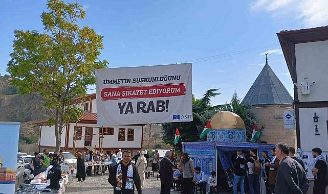 Başkent'te Filistin'e yardım sergisi
