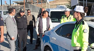 Beypazarı'nda düzensiz göçmenlere yönelik denetim
