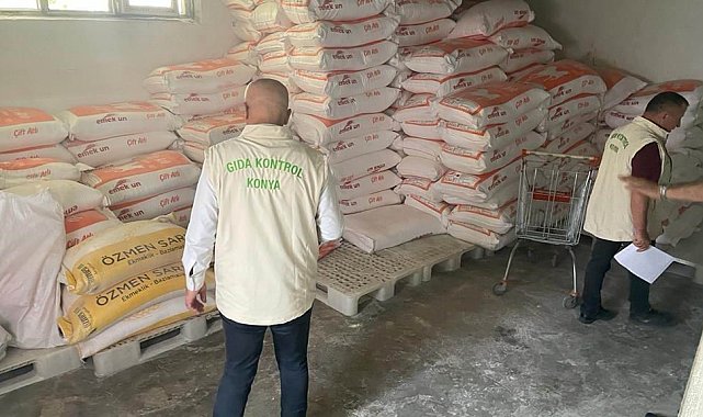 Beyşehir'de ekmek ve unlu mamul üretin işletmeler denetlendi