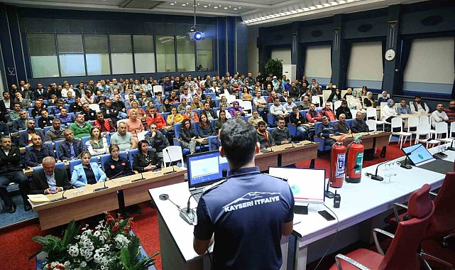Büyükşehirden 'Yangın, deprem ve trafik kazaları' Eğitimi
