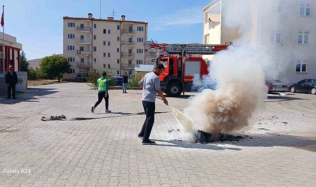 Çamardı'nda HAP Tatbikatı yapıldı