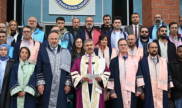 Çankırı Karatekin Üniversitesi Rektörü Prof. Dr. Çiftçi: "İsrail'i kınıyoruz"