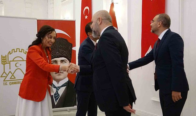 Çankırı'da Cumhuriyet Bayramı kabul töreni yapıldı