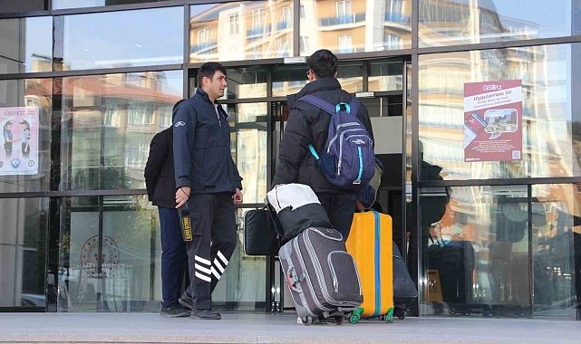 Çankırı'da üniversite öğrencileri yurtlarına yerleşti