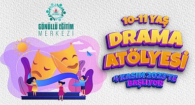 Çocuklara drama atölyesi etkinliği