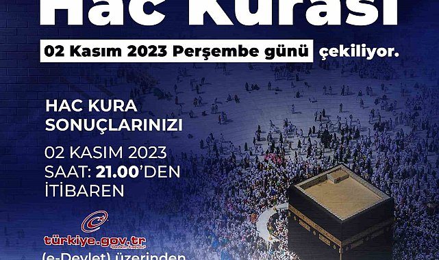 Diyanet İşleri Başkanı Erbaş: "2024 Hac kurasını 2 Kasım'da Diyanet İşleri Başkanlığınca gerçekleştireceğiz"