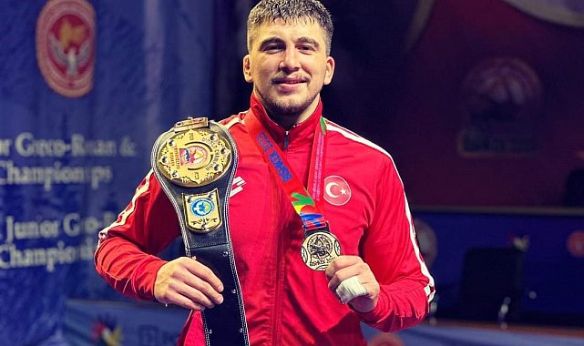 Dünya şampiyonu Ahmet Talha Kacur'un hedefi olimpiyatlarda altın madalya kazanmak