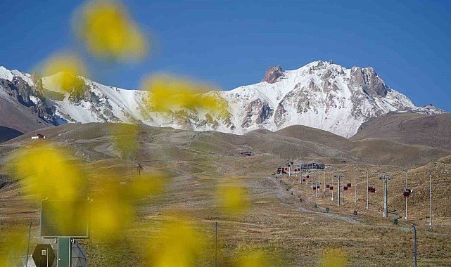 Erciyes gelinliğini giydi