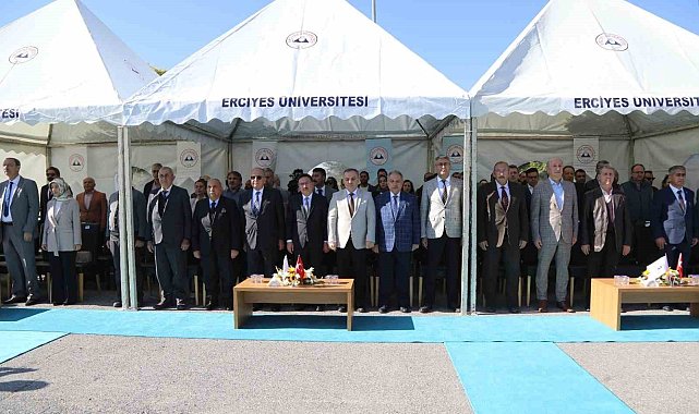 ERÜ'de Yeni Laboratuvar Binasının Temeli Atıldı