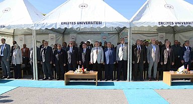 ERÜ'de Yeni Laboratuvar Binasının Temeli Atıldı