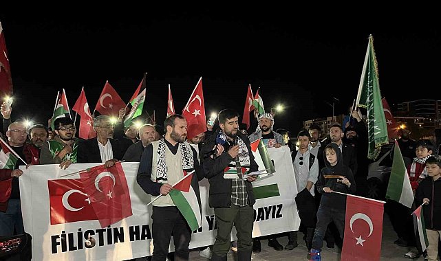 Eskişehir'de Filistin'e destek konvoyu