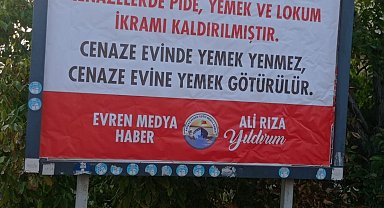 Evren ilçesi sakinleri, cenazelerde pide ve lokum ikramı yapılmasının kaldırılmasından memnun
