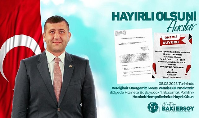 Hacılar Toplum Sağlığı Merkezi Hizmete Açıldı