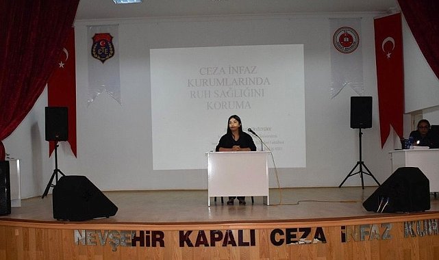 Hükümlü ve tutuklulara ruh sağlığı anlatıldı