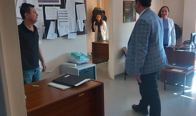 İl Sağlık Müdürü Prof. Dr. Bilge ilçe gezilerine devam ediyor