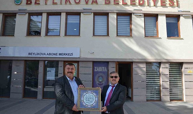 İlçe Müftüsü Ergüven'den Başkan Alp'e ziyaret