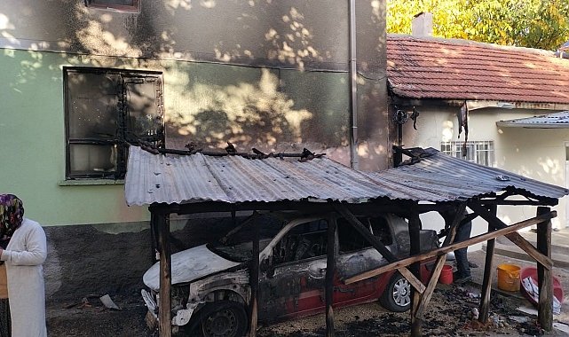 İmamın aracını kundakladı, cami ve lojman da zarar gördü