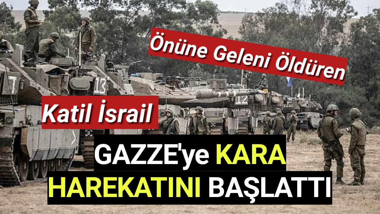 İsrail ordusu duyurdu: Bu gece Gazze’ye kara operasyonu yapıldı