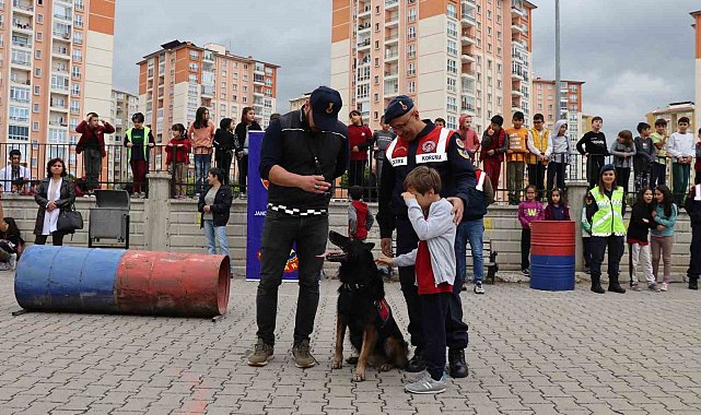 Jandarmadan öğrencilere 'hayvan hakları' ve 'trafik' eğitimi