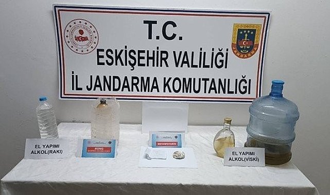 Jandarmadan uyuşturucu ve alkol operasyonu