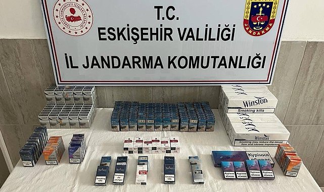 Kaçak sigara satan şahsa jandarmadan operasyon