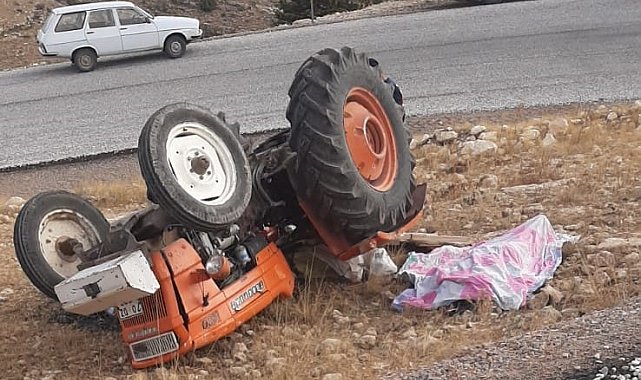 Karaman'da traktör kazası: 1ölü