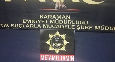 Karaman'da uyuşturucudan 1 kişi tutuklandı