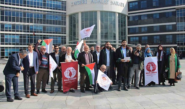 Kayseri'de İsrail hakkında suç duyurusu
