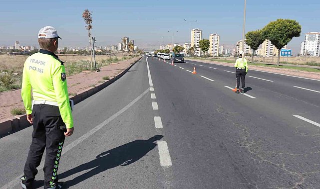 Kayseri'de trafik kazalarını önlemek için denetimler artırıldı