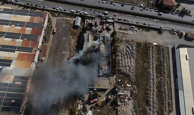 Kayseri'deki fabrika yangını 2 saatte kontrol altına alındı