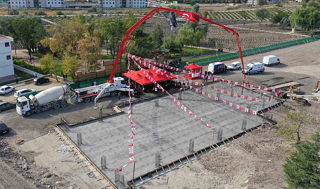 Keçiören'de Lavanta Bahçesi Kapalı Spor Salonu'nun temeli atıldı