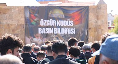 Kırşehir'de STK'lar İsrail'i protesto etti