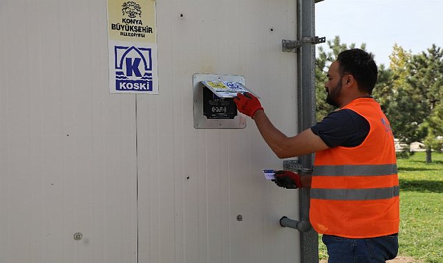 Konya'da içme suları heba olmayacak!