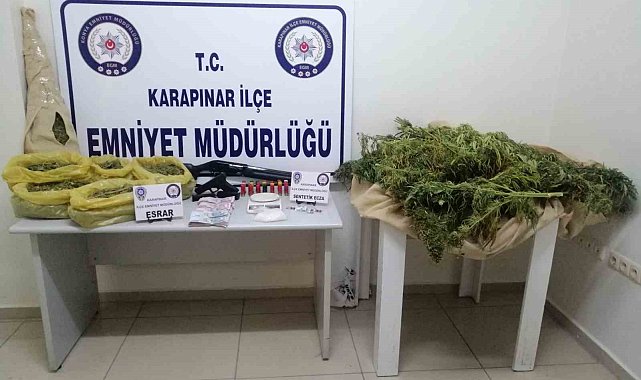 Konya'da uyuşturucu tacirlerine operasyon