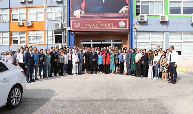 Mersin İl Milli Eğitim Müdürlüğünde devir teslim töreni