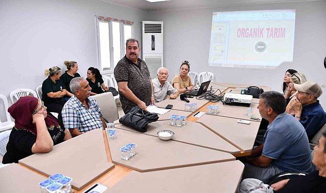 Mersin'de 'Organik Tarım Eğitimi' projesi devam ediyor