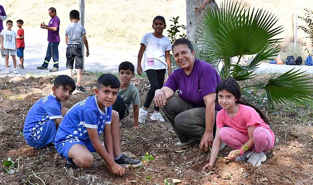 Mersin'de çocuklar 'Tarım Farkındalık Atölyeleri'ne katıldı