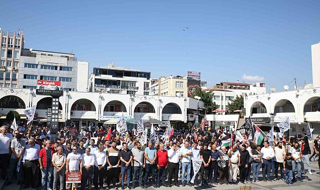 Mersin'de İsrail protestosu