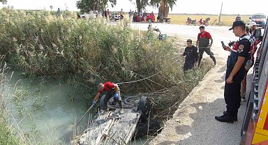 Mersin'de kanala düşen otomobilin sürücüsü hayatını kaybetti