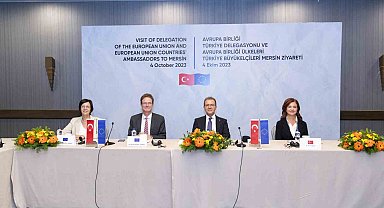 Meyer-Landrut: "Türkiye'yi desteklemeye devam edeceğiz, bu dönüşümde Mersin'e de destek vermeye devam edeceğiz"