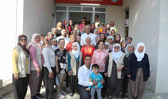 Mezitli'de gönüllü evi ve muhtarlık binası açıldı