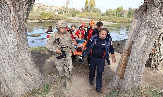 Nevşehir'de sel tatbikatı gerçeğini aratmadı