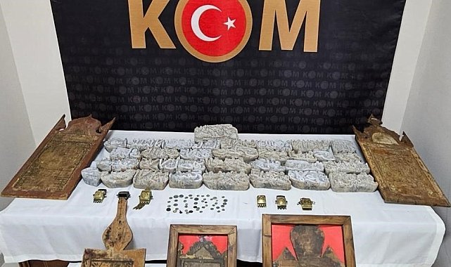 Niğde'de tarihi eser operasyonu: 2 gözaltı