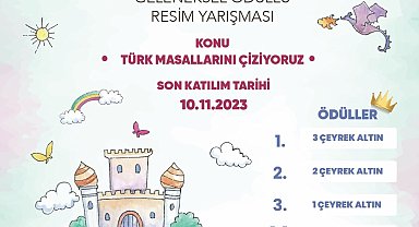 Öğrencilerin Tük masalları çizimleri yarışacak