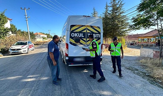 Okul servislerine jandarma denetimi