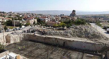 Ortahisar'da Galip Üstünada İlkokulu Temeli Atıldı