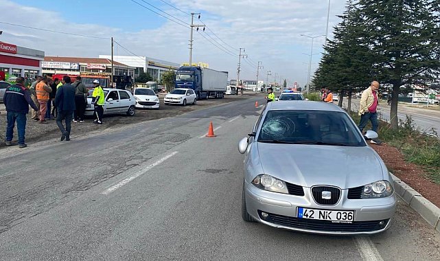 Otomobilin çarptığı yaya ağır yaralandı