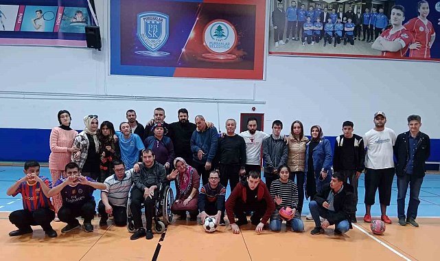 Pursaklar'da özel gereksinimli vatandaşlar için spor vakti