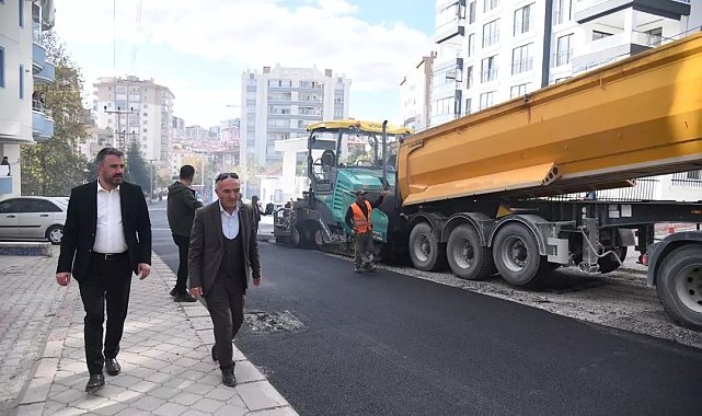 Pursaklar'da yol yenileme seferberliği