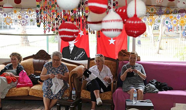 "Mezitli Örgü Evi" kadınların buluşma noktası oldu
